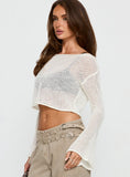 Cafe Pari Sweater White