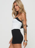 Vickee Top White Black