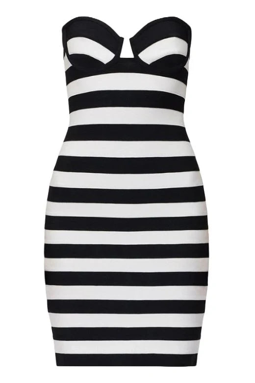 Ingrid Bandage Mini Dress Classic Black Sale