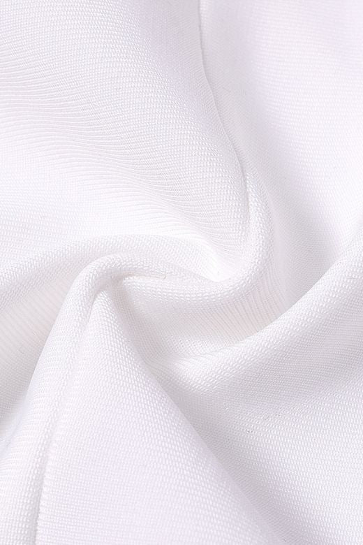 Pia Bandage Midi Dress White Pearl