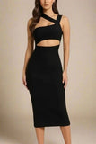 Molly Bandage Midi Dress Classic Black