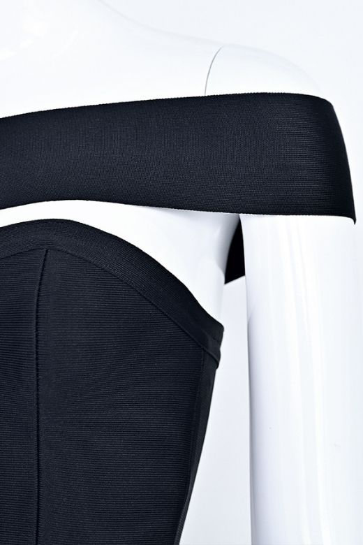 Gianna Bandage Dress Classic Black