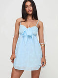 Granno Mini Dress Light Blue Tall