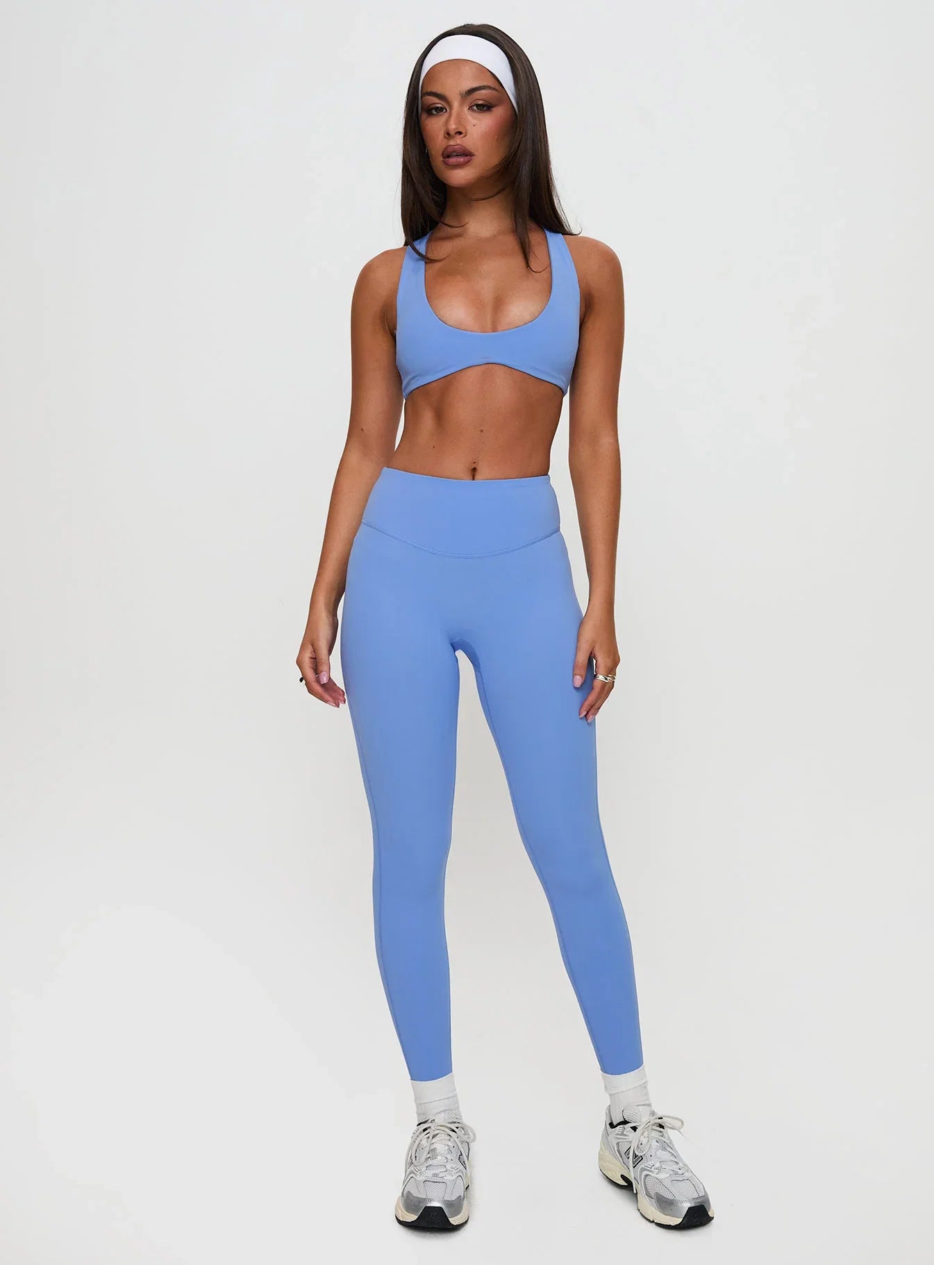 Pulse Full Length Active Tights Blue