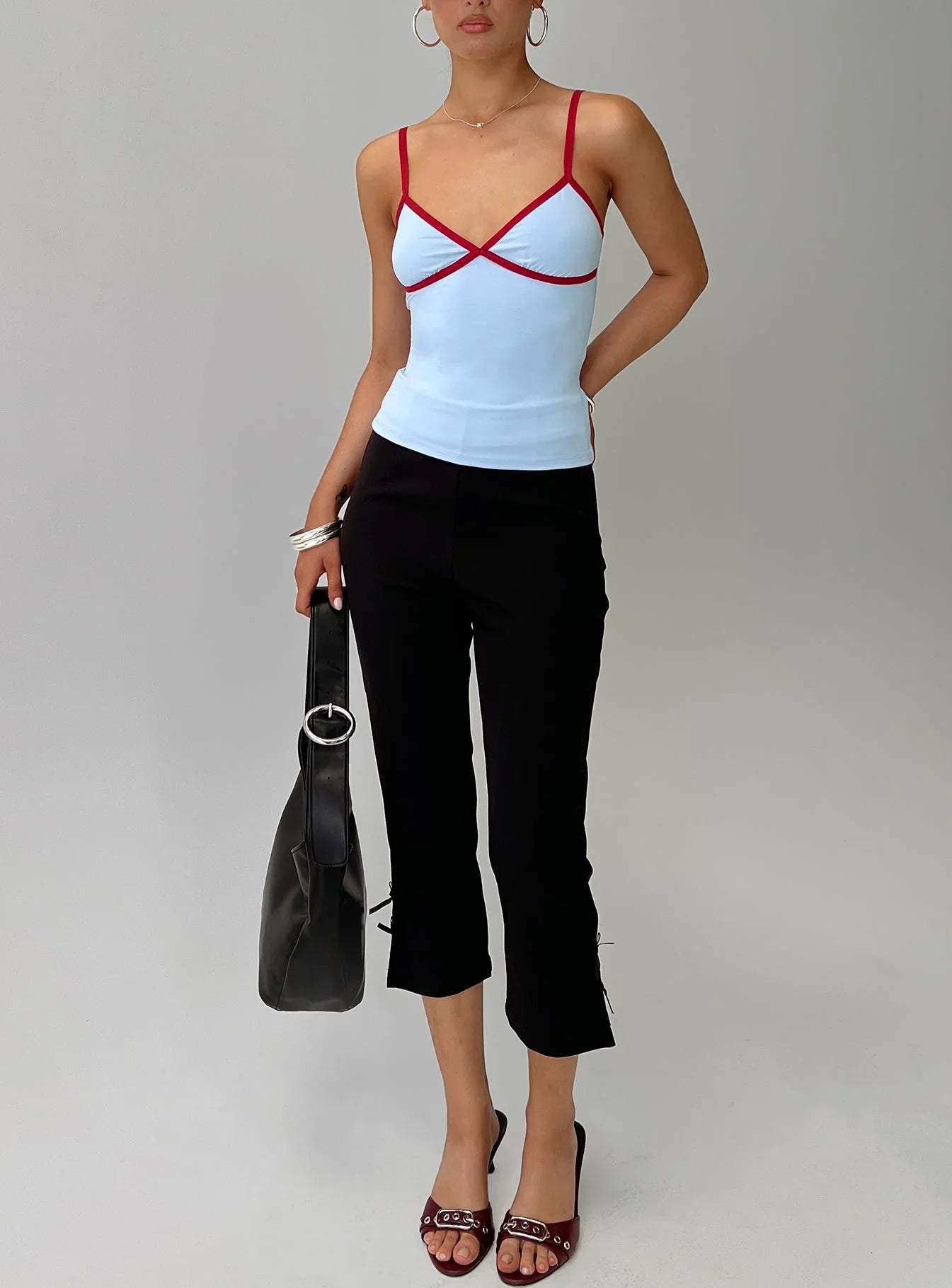 Tiera Top Blue Red