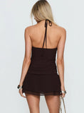Kylianne Arrowneck Playsuit Chocolate