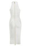 Lea Bandage Midi Dress White Pearl Sale