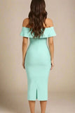 Billie Bandage Midi Dress Mint Green