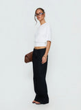 Buenos No Waist Low Rise Straight Leg Jeans Raw Denim