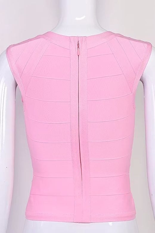 Sabrina Bandage Top Dusty Pink