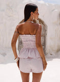 Saskea Strapless Top Pink
