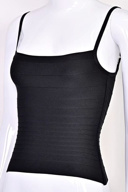 Scarlett Bandage Tank Top White Pearl