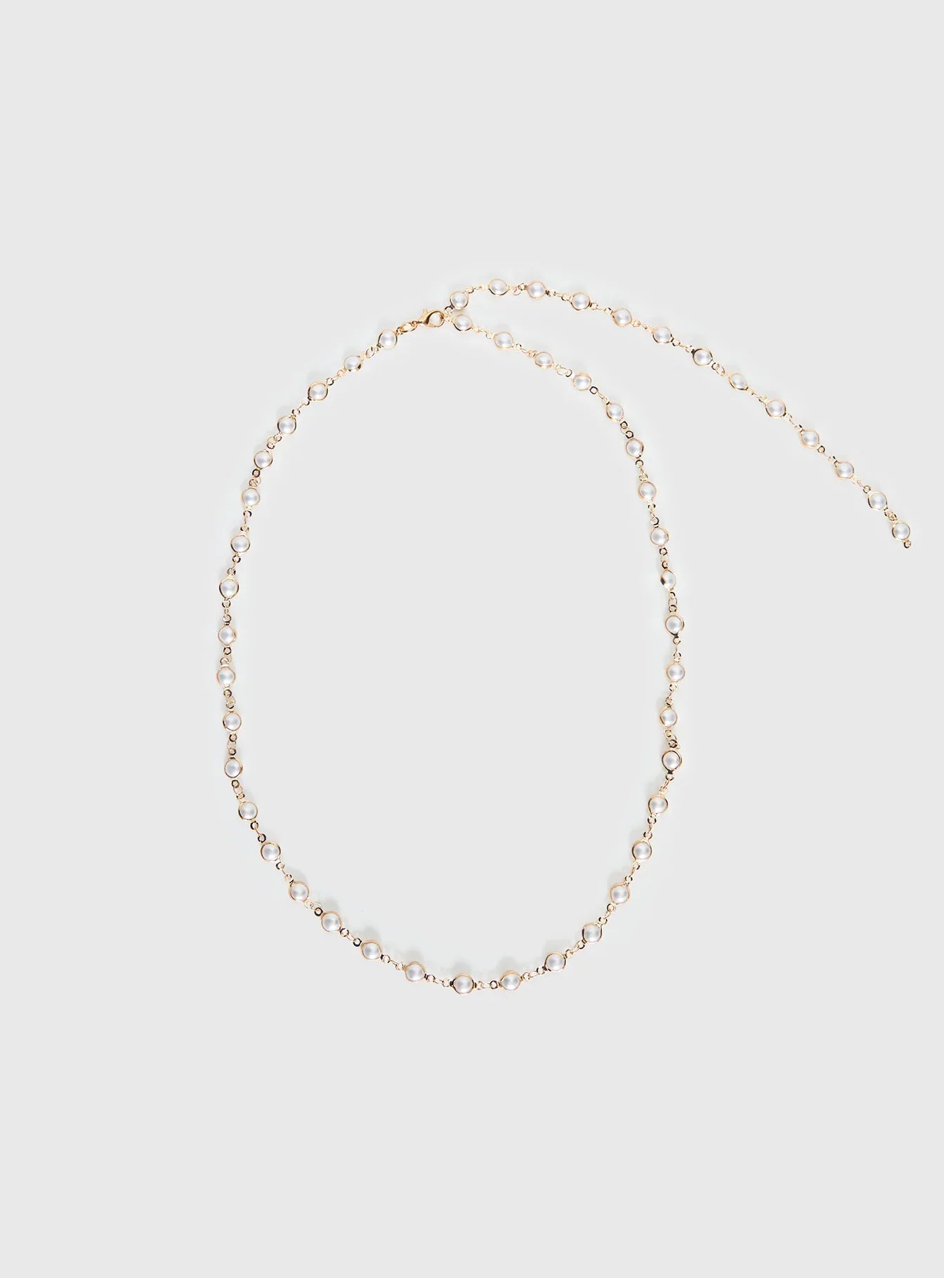 Elenita Long Necklace Gold