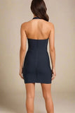 Isabella Bandage Mini Dress Classic Black