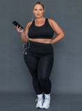 Unstoppable Activewear 7 8 Leggings Black Curve