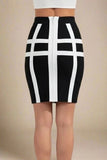 Suki High Waist Bandage Mini Skirt Classic Black