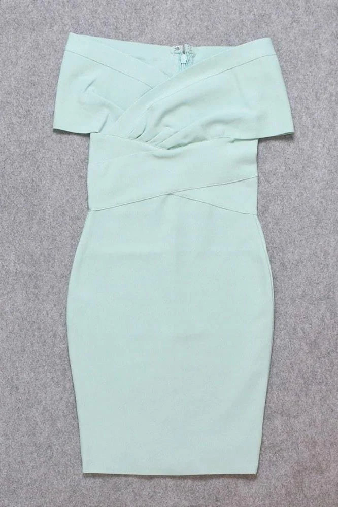 Bea Bandage Dress Mint Green