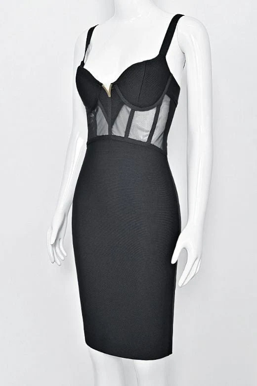 Juliette Bodycon Dress Classic Black