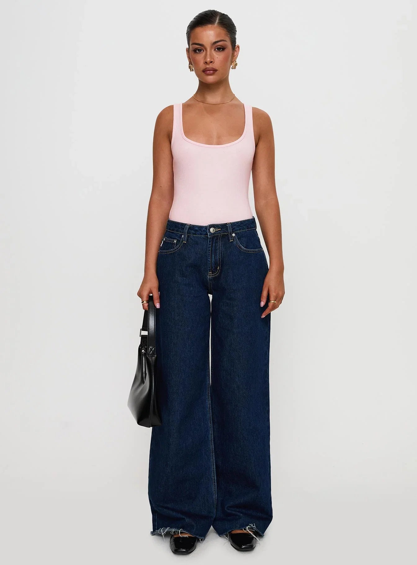 Baseline Rib Bodysuit Pink