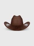 Another Level Embroidered Cowboy Hat Brown