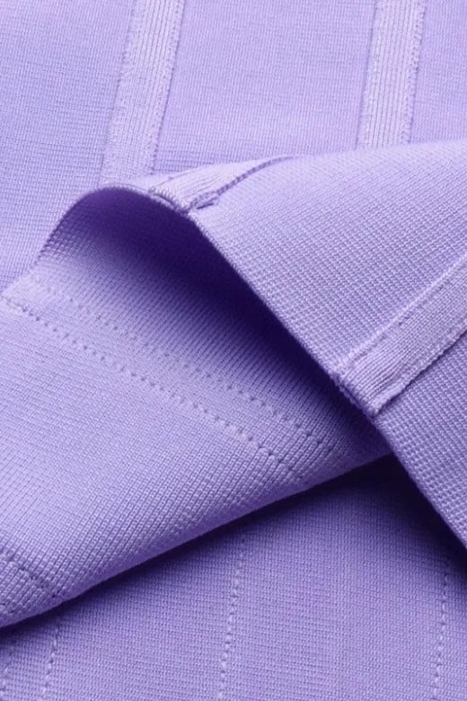 Leah Bodycon Dress Violet Purple