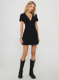 Loveliness Playsuit Black Petite