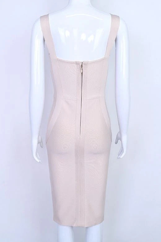 Freya Bandage Dress Beige