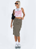 Monlo Top White Pink