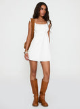 Gentle Love Mini Dress White