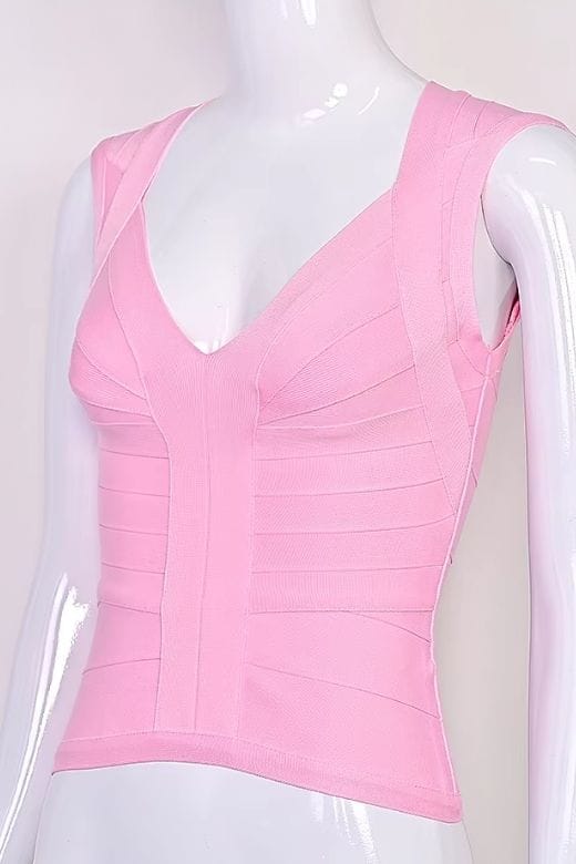 Sabrina Bandage Top Dusty Pink