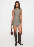 Yumiko Romper Green Stripe Petite
