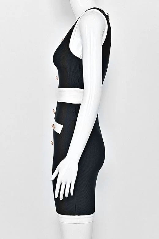 Rosie Bodycon Mini Dress Classic Black