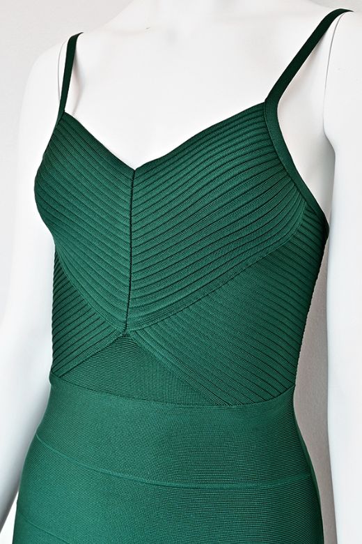 Jene Bandage Dress Emerald Green Sale