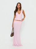 Zespri Lace Jersey Top Pink