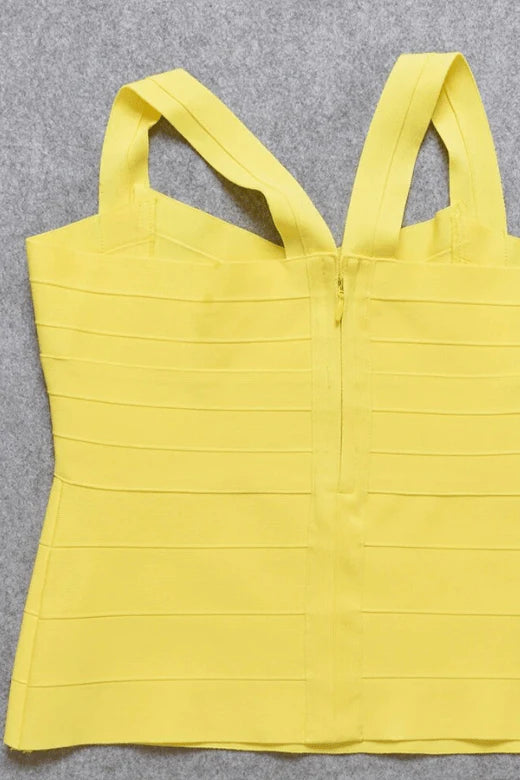 Jay Bandage Top Sun Yellow