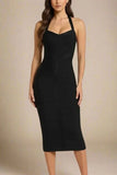 Lara Bandage Midi Dress Classic Black