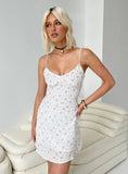 Jaye Mini Dress White Floral