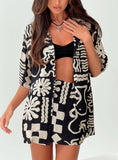 Caraliia Shirt Black Cream
