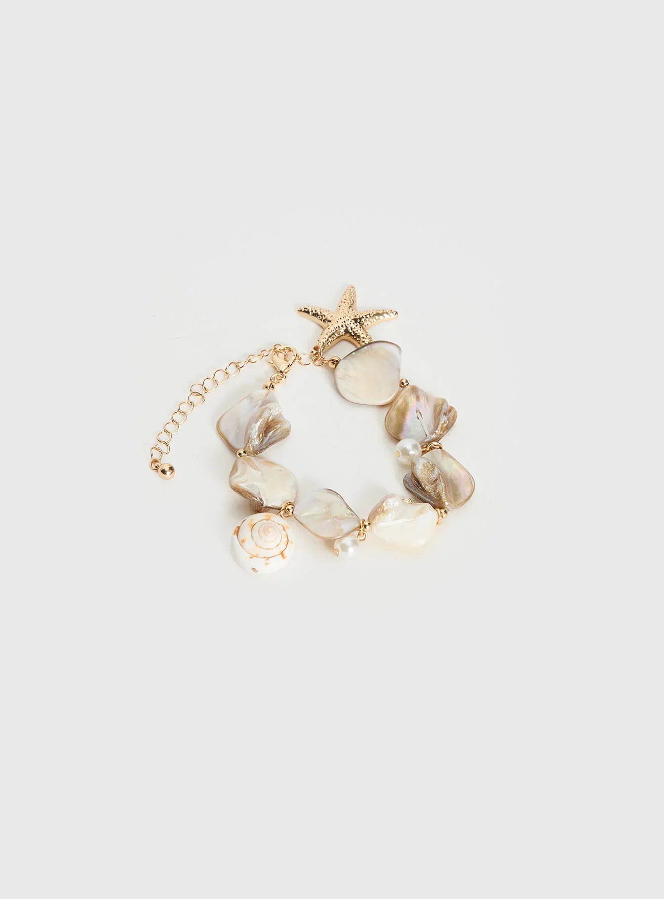 Amplitude Shell look Bracelet Gold
