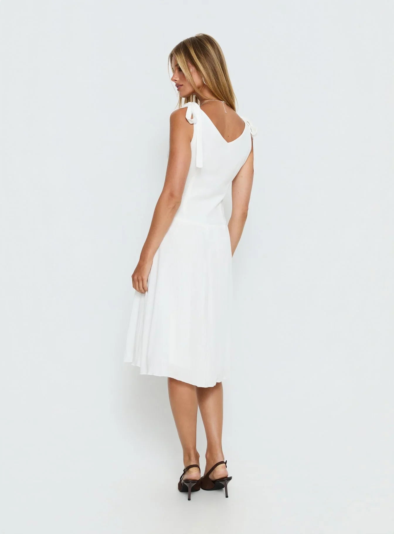 Danira Midi Dress White