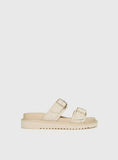 Roxxie Sandals Beige Linen