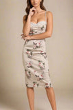 Parker Bodycon Dress Steel Grey Sale