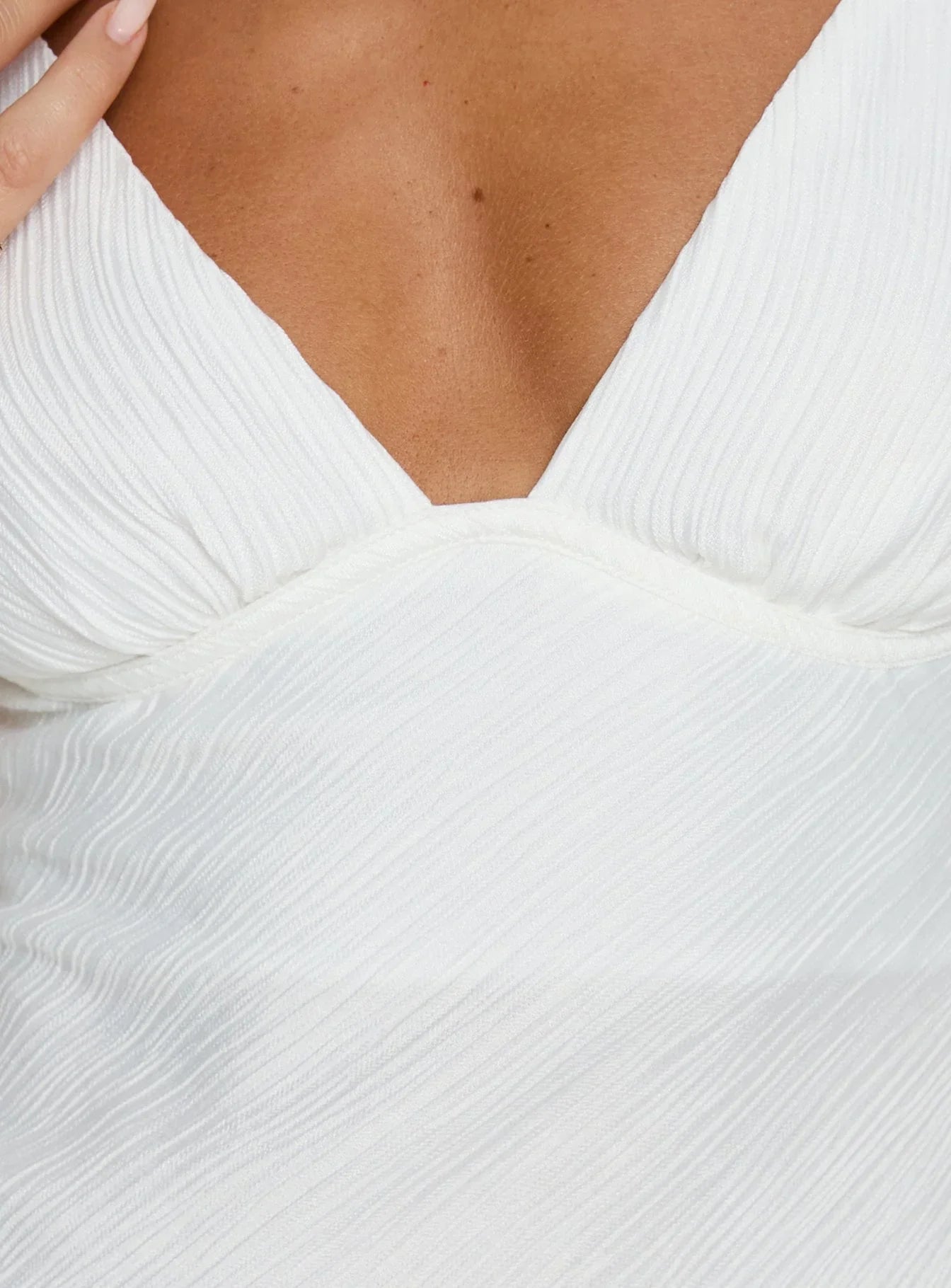 Makaia Balconette Mini Dress White