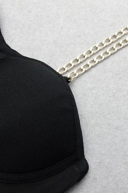 Leah Bodycon Dress Classic Black Sale