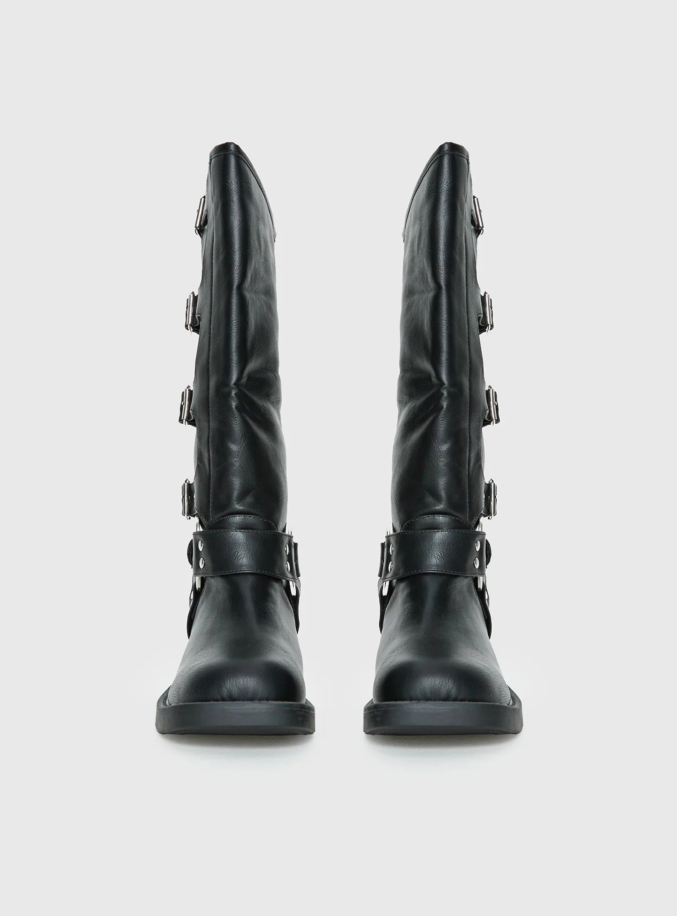 Buckle Down Boots Black
