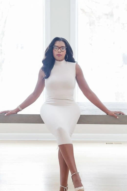 Grace Bandage Midi Dress Cream Sale