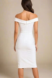 Ash Bandage Dress White Pearl