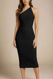 Joi Bodycon Midi Dress Classic Black