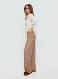 Bekki Wide Leg Knit Pant Mocha