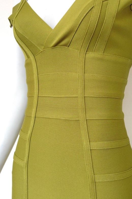 Sia Bandage Dress Olive Green